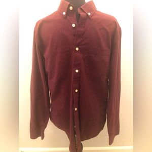 Good Fellow medium slim fit shirt solid wine